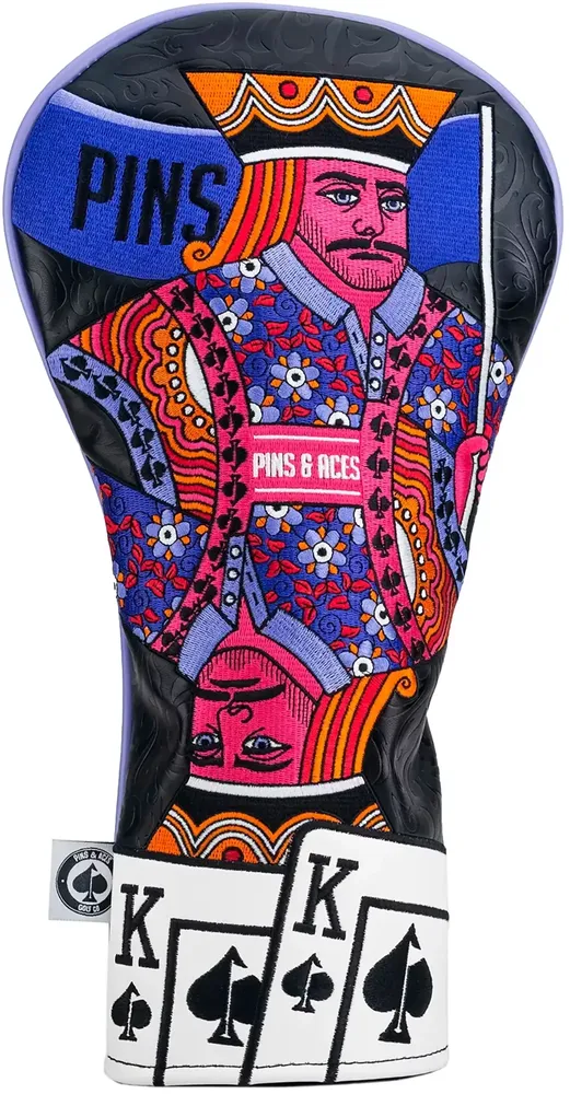 Pins & Aces King of Spades Driver Headcover