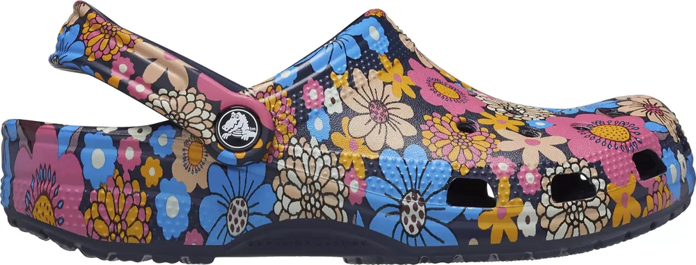 Crocs Classic Retro Floral Clogs