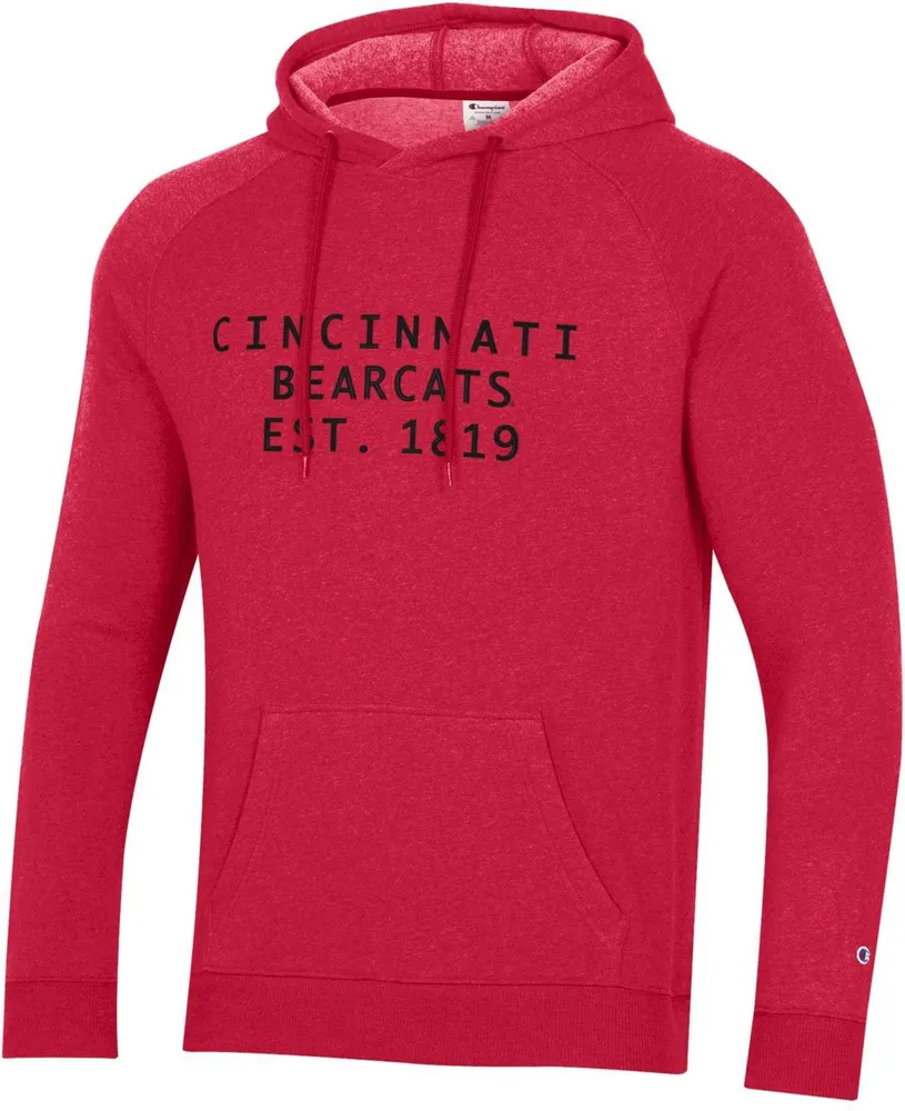 Champion Men's Cincinnati Bearcats Red Triumph Pullover Fleece Hoodie