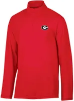 Champion Men's Georgia Bulldogs Red 1/4 Zip Pullover Shirt