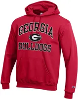 Champion Men's Georgia Bulldogs Red Powerblend Hoodie