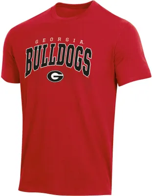 Champion Men's Georgia Bulldogs Red T-Shirt