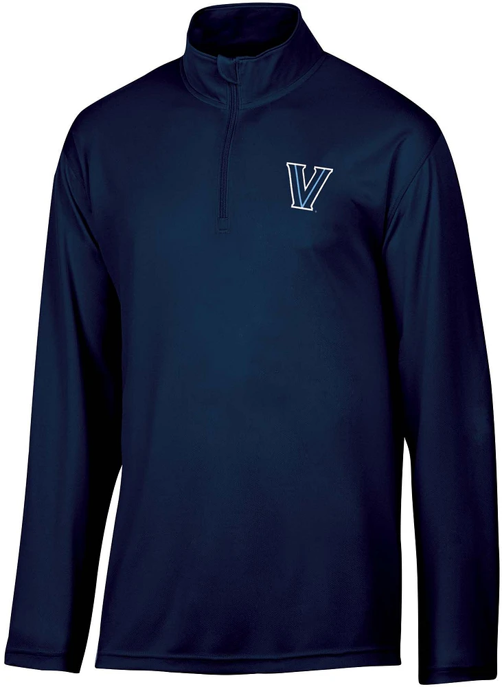 Champion Men's Villanova Wildcats Navy 1/4 Zip Pullover Shirt