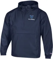 Champion Men's Villanova Wildcats Navy Packable 1/4 Zip Pullover Jacket