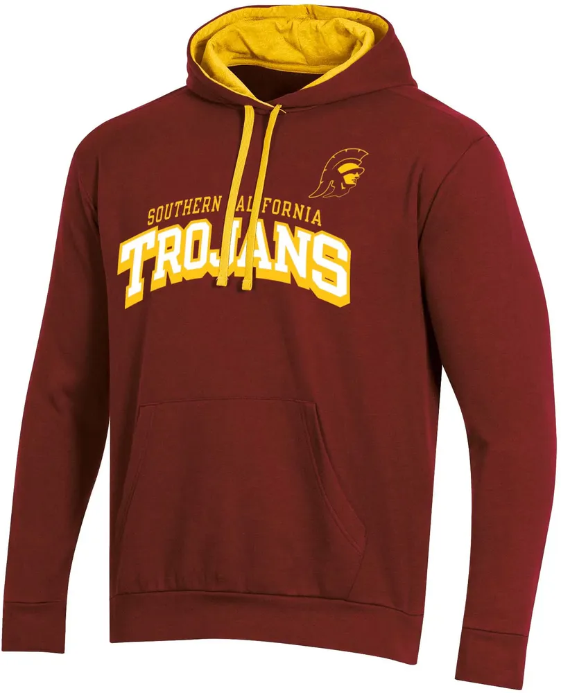 Champion Men's USC Trojans Cardinal Pullover Hoodie