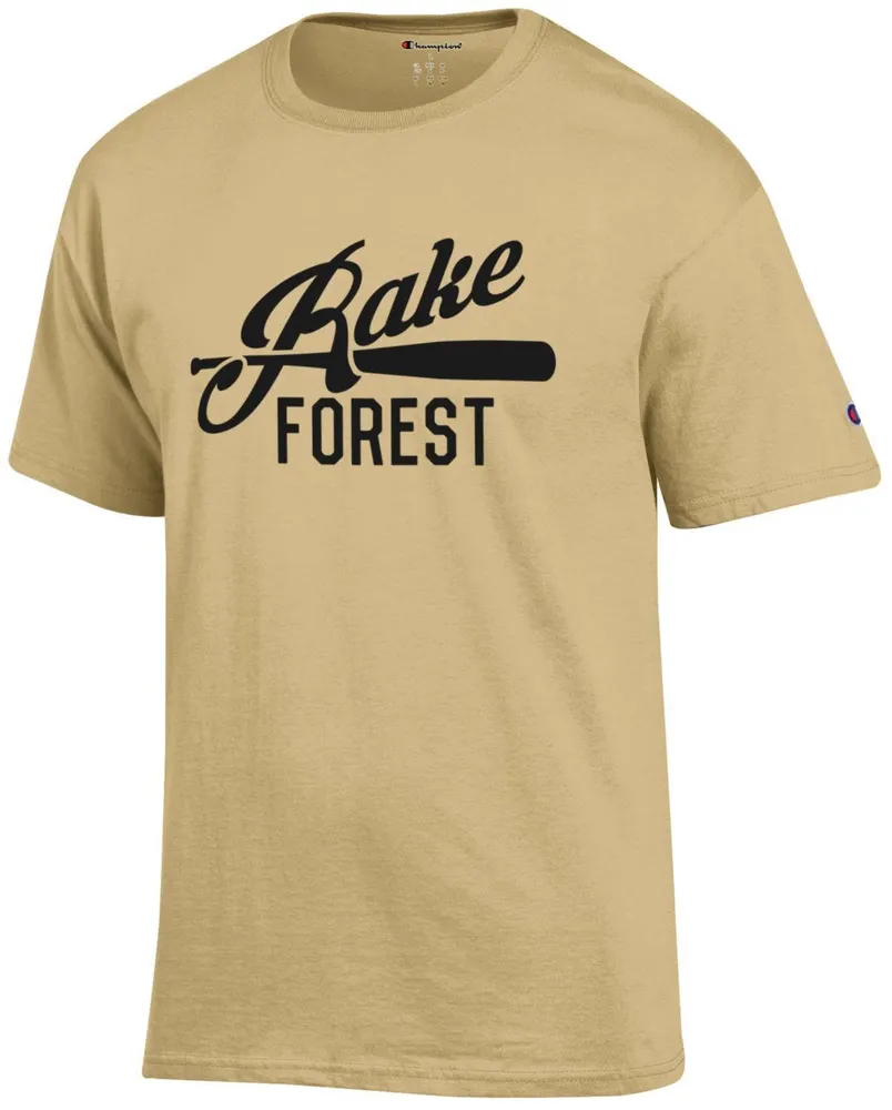 Champion Men's Wake Forest Demon Deacons Gold “Rake Forest” T-Shirt