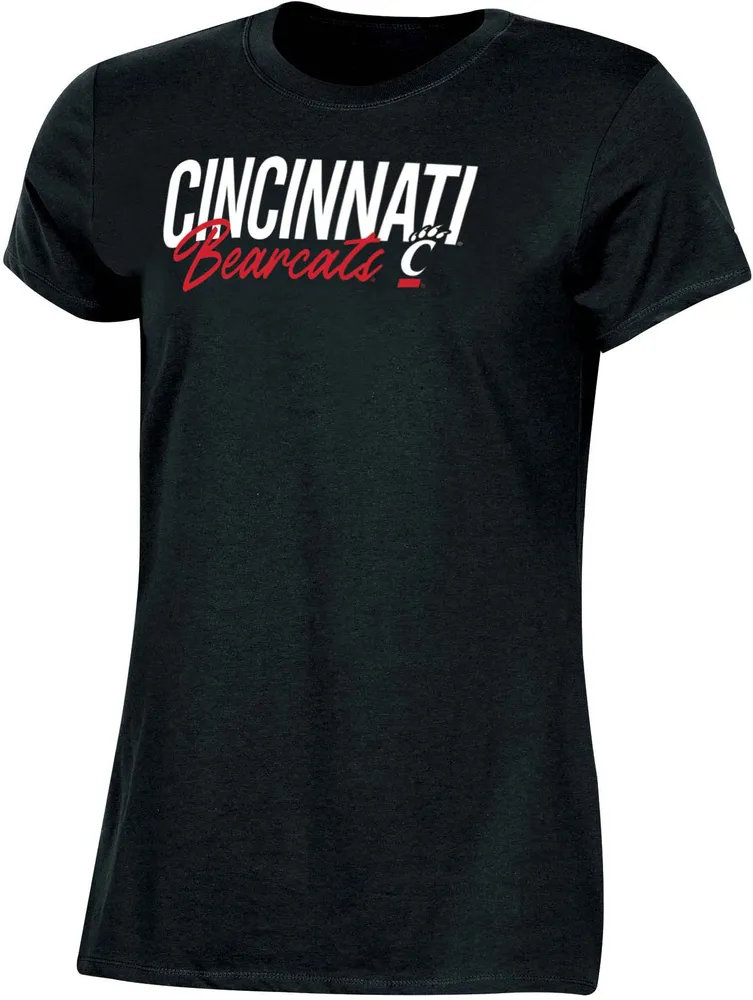 Champion Women's Cincinnati Bearcats Black Script T-Shirt