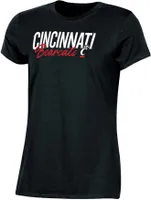 Champion Women's Cincinnati Bearcats Black Script T-Shirt