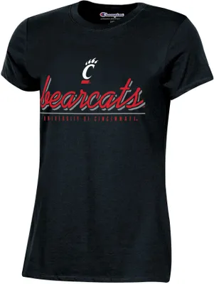 Champion Women's Cincinnati Bearcats Black T-Shirt