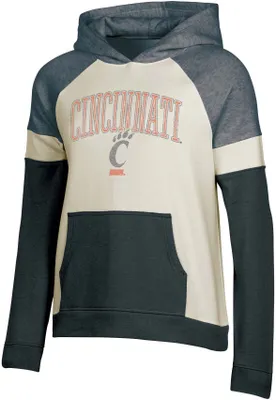 Champion Women's Cincinnati Bearcats Color Blocked Pullover Hoodie