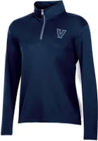 Champion Women's Villanova Wildcats Navy 1/4 Zip Pullover Shirt