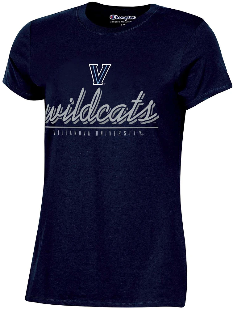 Champion Women's Villanova Wildcats Navy T-Shirt