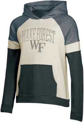 Champion Women's Wake Forest Demon Deacons Color Blocked Pullover Hoodie