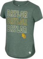 Colosseum Girls' Baylor Bears Green Hathaway T-Shirt