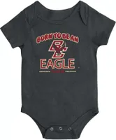 Colosseum Infant Boston College Eagles Black Big Fan Romper