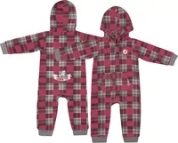 Colosseum Infant Alabama Crimson Tide Plugged Flannel Romper