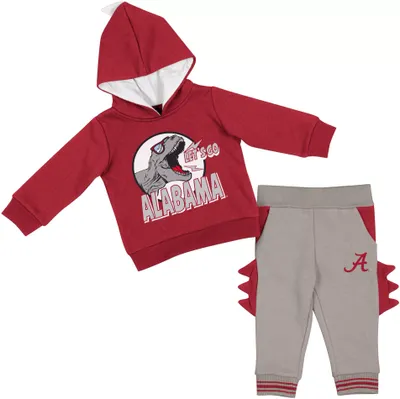 Colosseum Infant Alabama Crimson Tide 2 Piece Dino Set