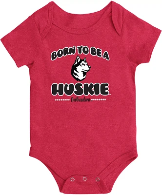 Colosseum Infant Northeastern Huskies Red Creeper