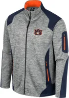 Colosseum Men's Auburn Tigers Grey Silberman Full-Zip Jacket