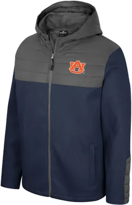 Colosseum Men's Auburn Tigers Blue Storm Was Coming Full-Zip Jacket