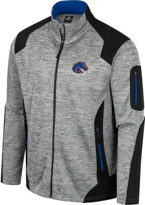 Colosseum Men's Boise State Broncos Grey Silberman Full-Zip Jacket