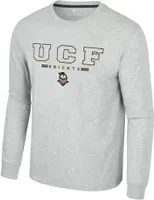 Colosseum Men's UCF Knights Heather Grey Hasta La Vista Long Sleeve T-Shirt