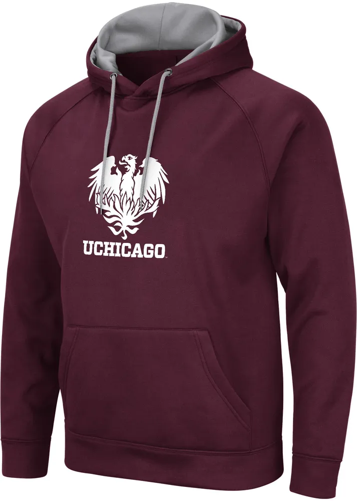 Colosseum Men's Chicago Maroons  Maroon Pullover Hoodie