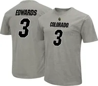 Colosseum Men's Colorado Buffaloes Dylan Edwards #3 Grey T-Shirt