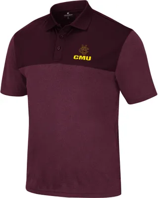 Colosseum Men's Colorado Mesa Mavericks Maroon Polo