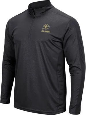 Colosseum Men's Colorado Buffaloes Black 1/4 Zip