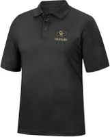 Colosseum Men's Colorado Buffaloes Black Stance Polo