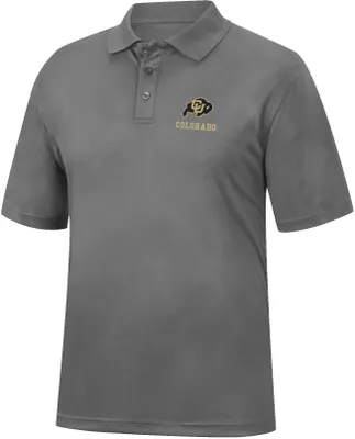 Colosseum Men's Colorado Buffaloes Charcoal Stance Polo