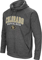 Colosseum Men's Colorado Buffaloes Grey Pullover Hoodie