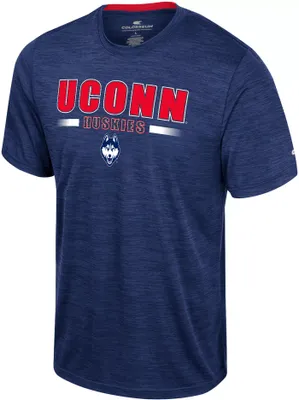 Colosseum Men's UConn Huskies Blue Wright T-Shirt