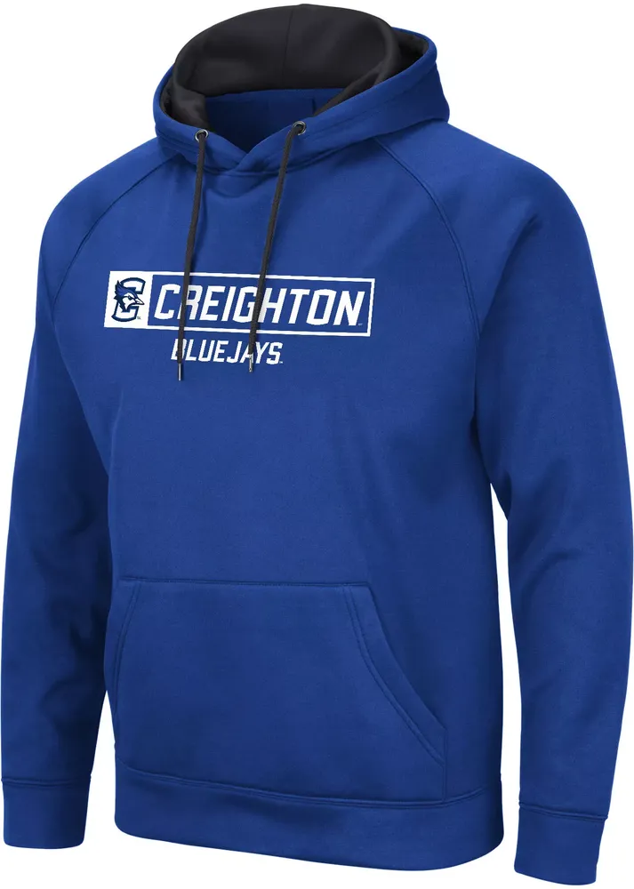 Colosseum Men's Creighton Bluejays Blue Pullover Hoodie