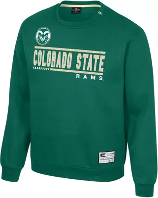 Colosseum Men's Colorado State Rams Green I'll Be Back Crewneck Sweatshirt