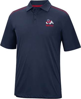 Colosseum Men's Fresno State Bulldogs Blue Polo