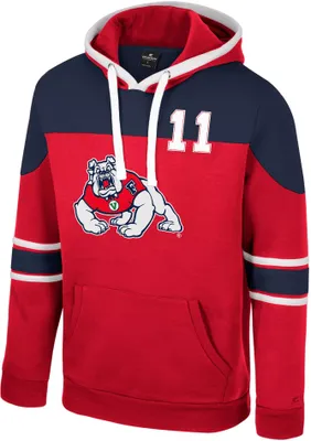 Colosseum Men's Fresno State Bulldogs Cardinal Future's Not Written Pullover Hoodie