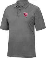 Colosseum Men's Harvard Crimson Charcoal Stance Polo