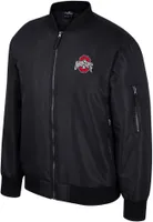 Colosseum Men's Ohio State Buckeyes Black Bomber Full-Zip Jacket