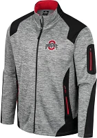 Colosseum Men's Ohio State Buckeyes Grey Silberman Full-Zip Jacket