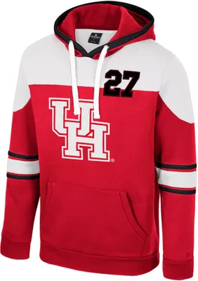 Colosseum Men's Houston Cougars Red Future's Not Written Pullover Hoodie