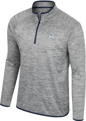 Colosseum Men's Jackson State Tigers Heather Grey 1/4 Zip Pullover