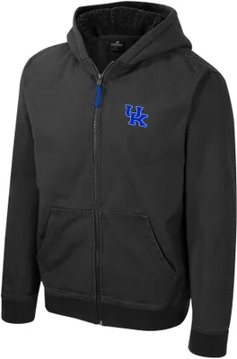 Colosseum Men's Kentucky Wildcats Charcoal Electrocuted Full-Zip Jacket