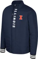 Colosseum Men's Illinois Fighting Illini Blue Never Stop Full-Zip Jacket