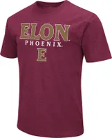 Colosseum Men's Elon Phoenix Maroon T-Shirt