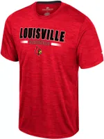 Colosseum Men's Louisville Cardinals Cardinal Red Wright T-Shirt