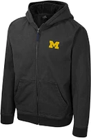 Colosseum Men's Michigan Wolverines Charcoal Electrocuted Full-Zip Jacket