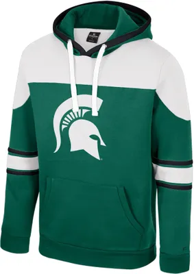 Colosseum Men's Michigan State Spartans Green Future's Not Written Pullover Hoodie