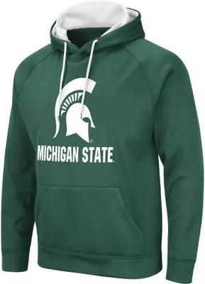 Colosseum Men's Michigan State Spartans Green Pullover Hoodie